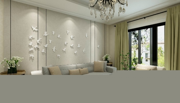 90㎡/兩室一廳一衛(wèi)/簡約