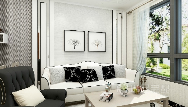 80㎡/兩室一廳一衛(wèi)/現(xiàn)代