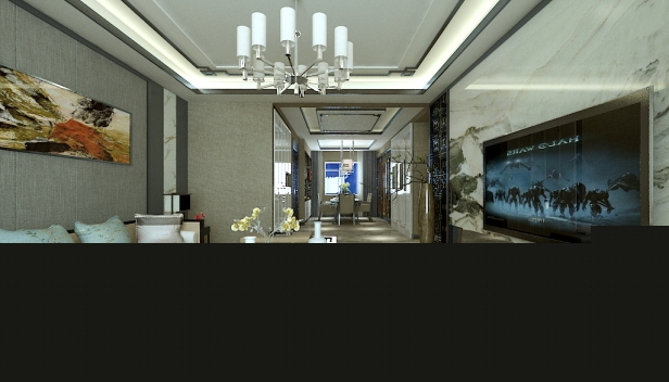 145㎡/三室兩廳兩衛(wèi)/新古典