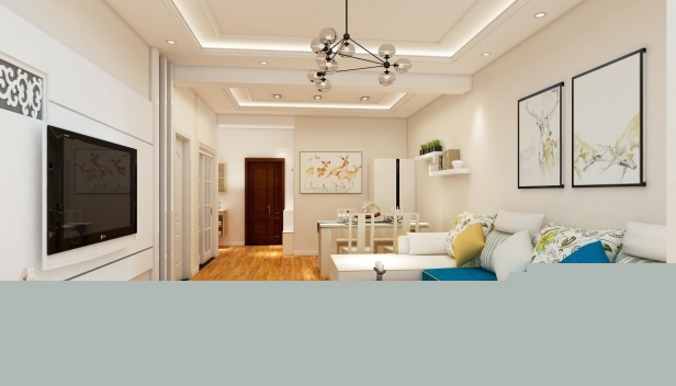 80㎡/兩室一廳一衛(wèi)/簡約