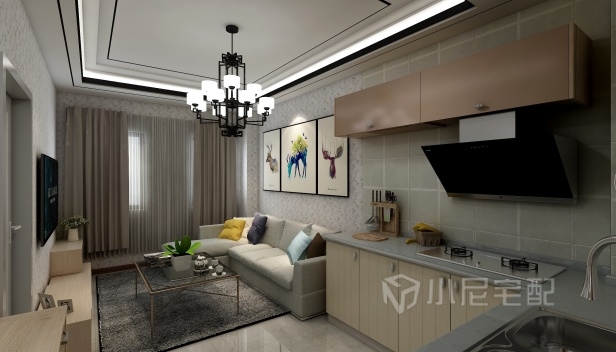 30㎡/一室一廳一衛(wèi)/簡約