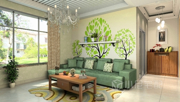 86㎡/兩室兩廳一衛(wèi)/現(xiàn)代