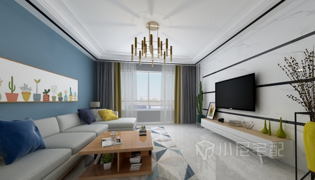 155㎡/四室兩廳兩衛(wèi)/現(xiàn)代