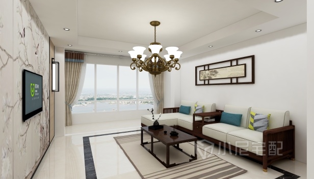 128㎡/三室一廳兩衛(wèi)/中式