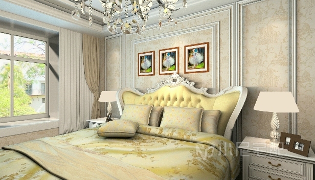 120㎡/三室一廳兩衛(wèi)/歐式