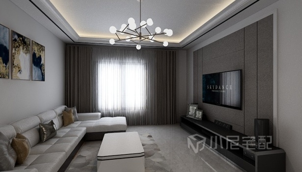 120㎡/三室兩廳兩衛(wèi)/現(xiàn)代