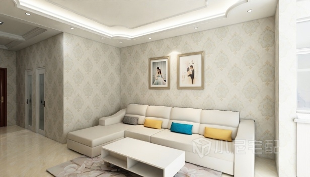 90㎡/兩室一廳一衛(wèi)/現(xiàn)代