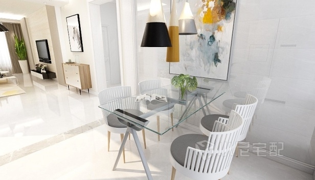 115㎡/三室一廳兩衛(wèi)/現(xiàn)代