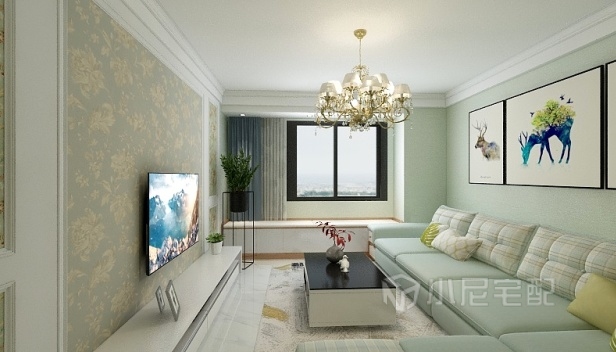 120㎡/三室兩廳兩衛(wèi)/現(xiàn)代