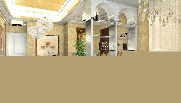 135㎡/三室兩廳兩衛(wèi)/歐式