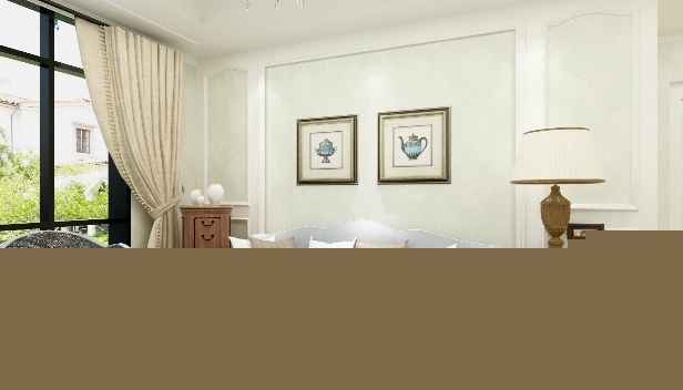 90㎡/三室一廳一衛(wèi)/歐式