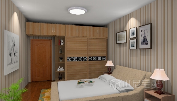 90㎡/兩室一廳一衛(wèi)/現(xiàn)代