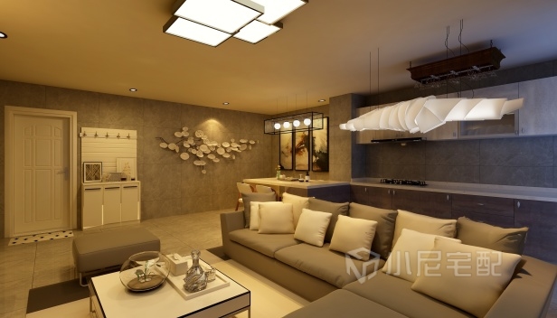 114㎡/兩室兩廳一衛(wèi)/現(xiàn)代