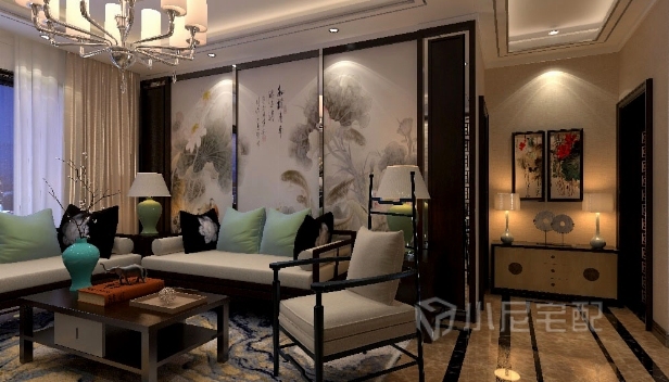 125㎡/三室兩廳兩衛(wèi)/中式